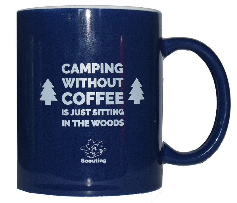 Kiwi poort Emulatie ScoutFun mok - Camping without coffee | ScoutShop