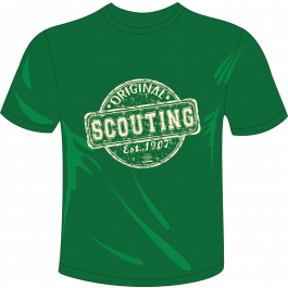 Scouting Original T-shirt donkergroen