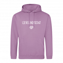 Scoutfun hoodie Lievelingsscout lavendel