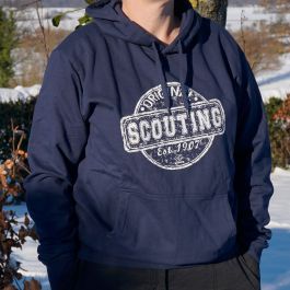 Scouting Original hoodie donkerblauw circulair