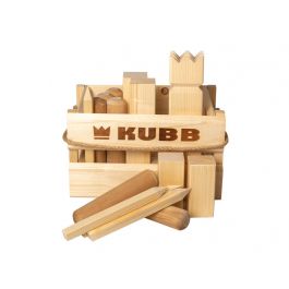 Kubb in houten box (dennenhout)