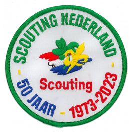 Dekenbadge 50 jaar Scouting Nederland