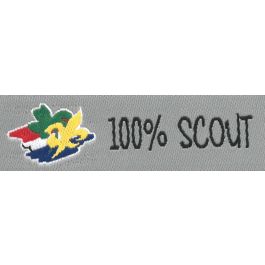 ScoutFun naambandje: 100% Scout 