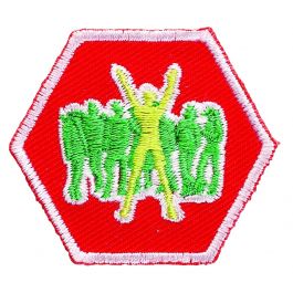 Verdiepingsinsigne Scouts - Identiteit II (rood)