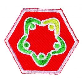 Verdiepingsinsigne Scouts - Samenleving II (rood)