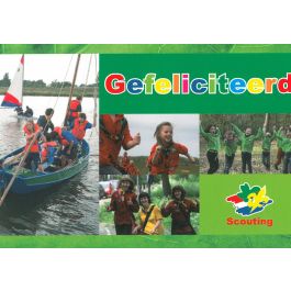 Felicitatiekaart Scouting Nederland