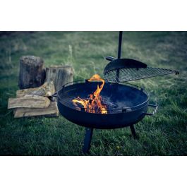 Barebones Cowboy fire pit grill system 23 inch