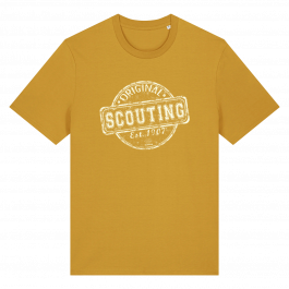 Scouting Original kinder T-shirt okergeel