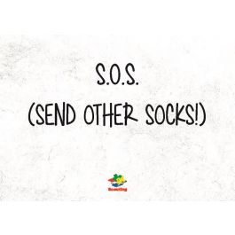 Set ansichtkaarten Send Other Socks! (SOS) (10 stuks)