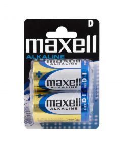 Batterij Maxell type D per 2