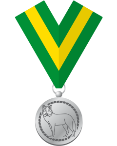 Waarderingsteken Zilveren wolf (medaille + badge)