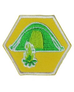 Insigne Explorers Uitdagende Scoutingtechnieken (UST) (geel)