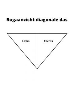 Das diagonaal (op maat)